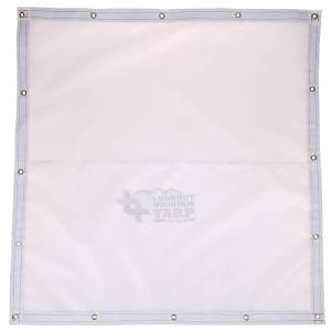 Lookout Mountain Tarp - Custom Square Shaped Tarp Cover - 10oz Vinyl Coated Mesh 80% Solid