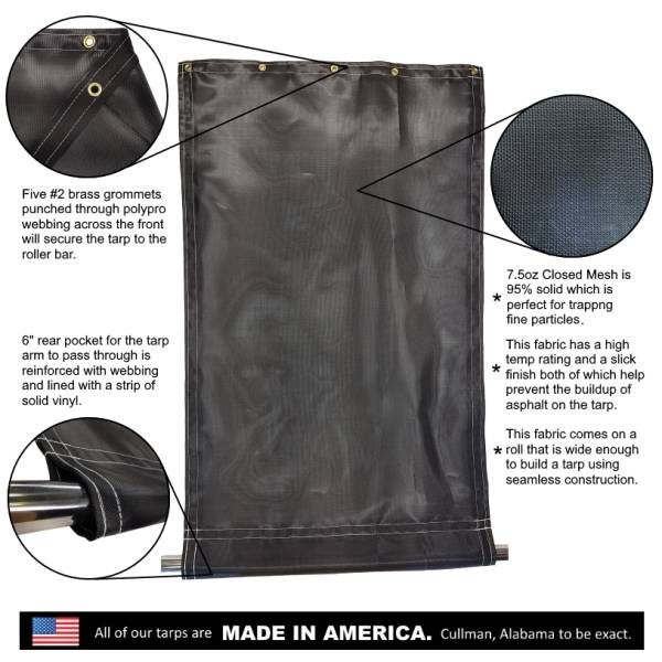 7.5-Seamless-Mesh-Asphalt-Flip-Tarp-Dump-Truck-Bed-End-Dump-Trailer-ad
