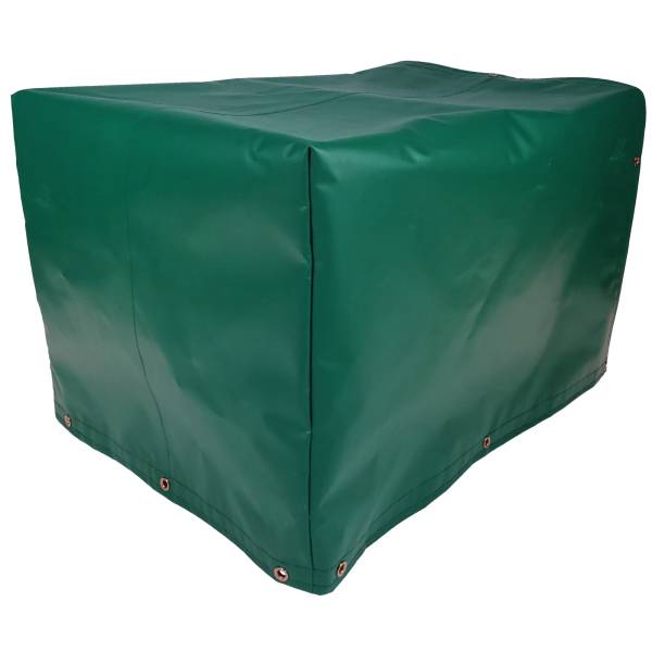 Custom 4-Sided Box Shaped Tarp Cover - 18oz Vinyl Coated Polyester