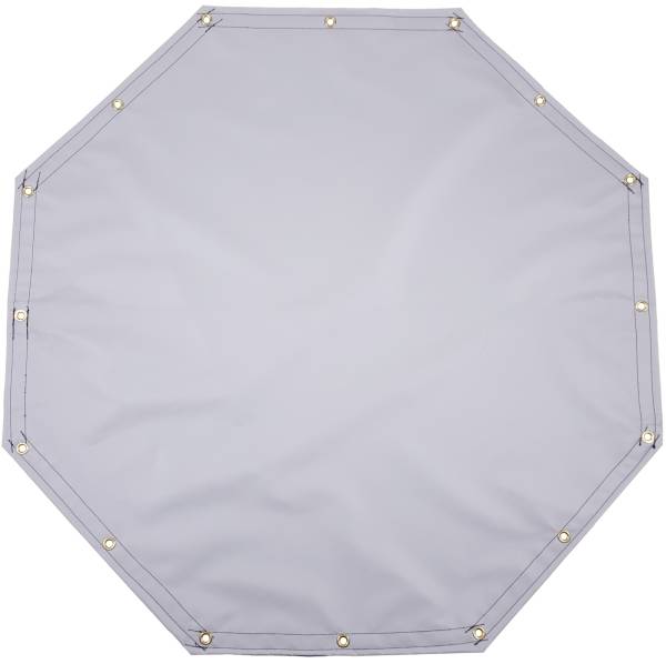 Custom Octagon Shaped Tarp Cover - 22oz Solid Vinyl Coated Polyester