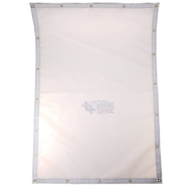Custom Rectangle Shaped Tarp Cover - 9oz Vinyl Coated Mesh 80% Solid
