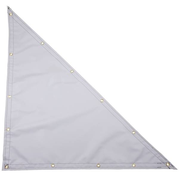 Custom Right Triangle Shaped Tarp Cover - 22oz Solid Vinyl Coated Polyester