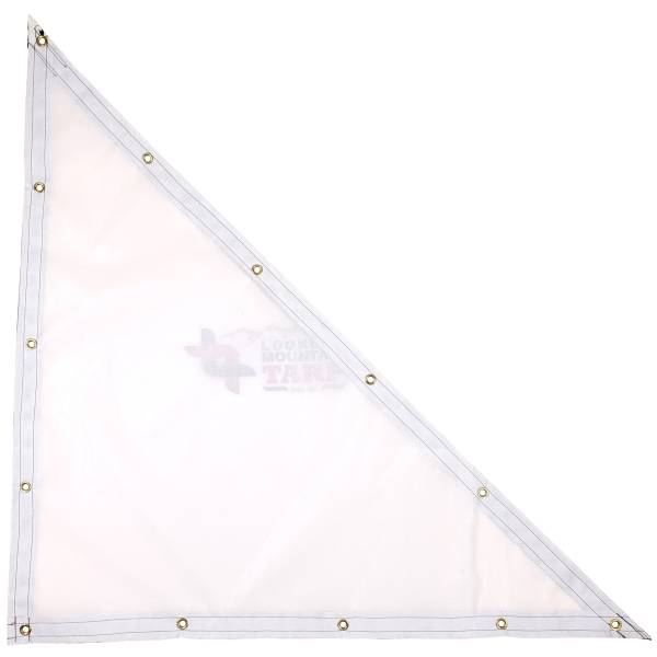 Custom Right Triangle Shaped Tarp Cover - 9oz Vinyl Coated Mesh 80% Solid
