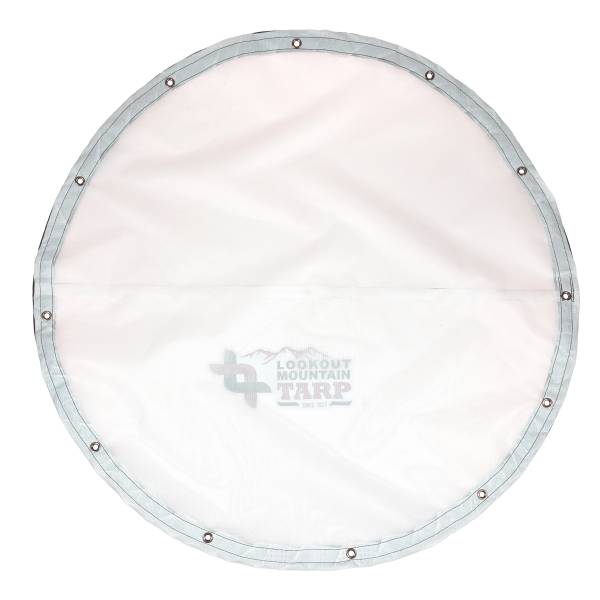 Custom Round Shaped Tarp Cover - 9oz Vinyl Coated Mesh 80% Solid