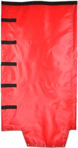 18oz-solid-vinyl-roll-tarp-with-flap-for-end-dump-trailer-top-view