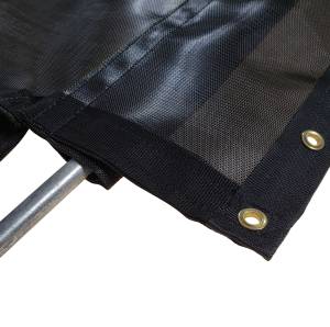 75oz-mesh-flip-tarp-with-flaps-for-dump-truck-bed-trailer-bottom-pocket-view