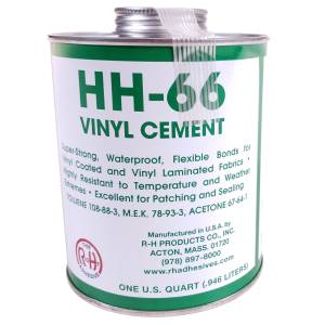212502 HH-66 Vinyl Cement Glue - 1 Quart / 32oz Brush Top Can