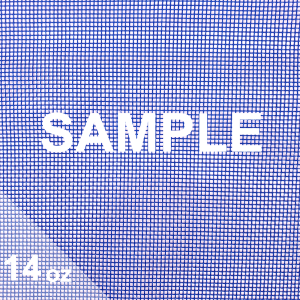 11oz Vinyl Coated Mesh Polyester - Sample 4" x 6"