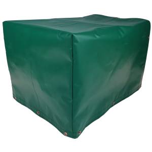 Custom 4-Sided Box Shaped Tarp Cover - 18oz Vinyl Coated Polyester