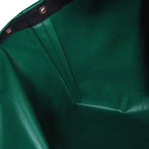 Custom 4-Sided Box Shaped Tarp Cover - 18oz Vinyl Coated Polyester