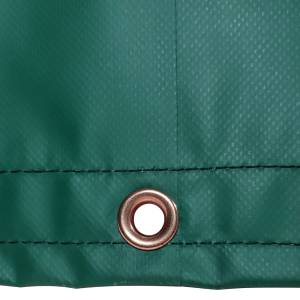 Custom 4-Sided Box Shaped Tarp Cover - 18oz Vinyl Coated Polyester