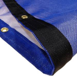 Custom Industrial Curtain Divider Tarp Cover - 11oz Vinyl Coated Mesh 55% Solid
