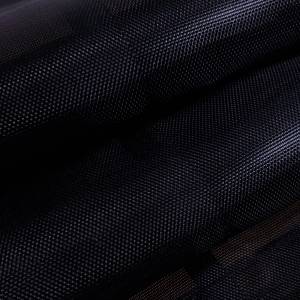 Custom Industrial Curtain Divider Tarp Cover - 7.5oz Closed Mesh 95% Solid Black