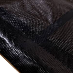 Custom Industrial Curtain Divider Tarp Cover - 9oz Vinyl Coated Mesh 80% Solid