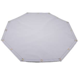 Custom Octagon Shaped Tarp Cover - 22oz Solid Vinyl Coated Polyester