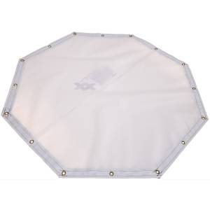 Custom Octagon Shaped Tarp Cover - 9oz Vinyl Coated Mesh 80% Solid