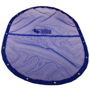 Custom Oval Shaped Tarp Cover - 11oz Vinyl Coated Mesh 55% Solid
