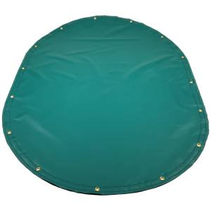 Custom Oval Shaped Tarp Cover - 14oz Solid Vinyl Coated Polyester