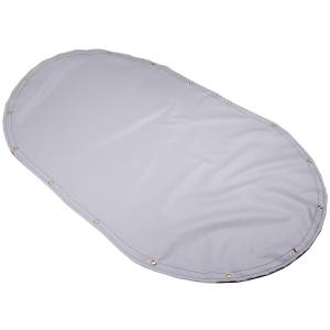 Custom Oval Shaped Tarp Cover - 22oz Solid Vinyl Coated Polyester