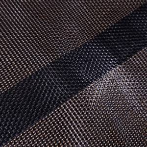 Custom Oval Shaped Tarp Cover - 7.5oz Closed Mesh 95% Solid Black