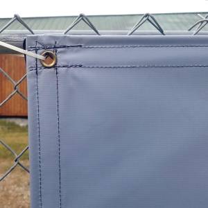 Custom Privacy Screen Fence Windscreen Tarp Cover - 13oz Vinyl Laminated Polyester 100% Solid