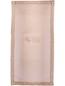 Custom Privacy Screen Fence Windscreen Tarp Cover- 8.25oz Knitted Mesh 70% Solid
