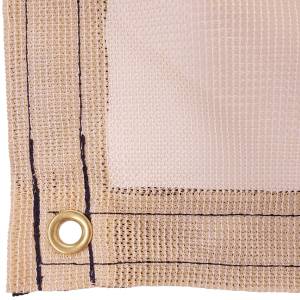 Custom Privacy Screen Fence Windscreen Tarp Cover- 8.25oz Knitted Mesh 70% Solid