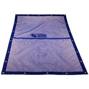 Custom Rectangle Shaped Tarp Cover - 11oz Vinyl Coated Mesh 55% Solid