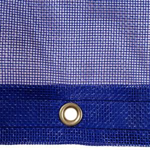 Custom Rectangle Shaped Tarp Cover - 11oz Vinyl Coated Mesh 55% Solid