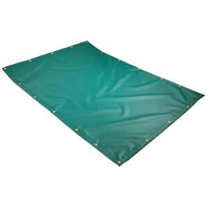 Custom Rectangle Shaped Tarp Cover - 14oz Solid Vinyl Coated Polyester