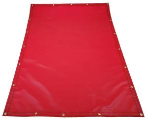 Custom Rectangle Shaped Tarp Cover - 18oz Solid Vinyl Coated Polyester