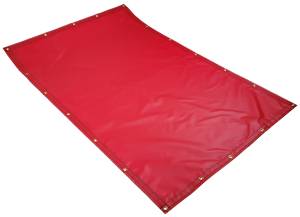 Custom Rectangle Shaped Tarp Cover - 18oz Solid Vinyl Coated Polyester