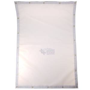 Custom Rectangle Shaped Tarp Cover - 10oz Vinyl Coated Mesh 80% Solid