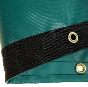 Custom Right Triangle Shaped Tarp Cover - 14oz Solid Vinyl Coated Polyester
