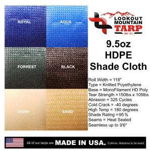 Custom-Right-Triangle-Shaped-Tarp-Cover-9-5oz-Knitted-Mesh-95%-Solid