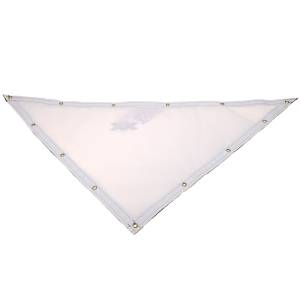 Custom Right Triangle Shaped Tarp Cover - 9oz Vinyl Coated Mesh 80% Solid