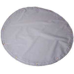 Custom Round Shaped Tarp Cover - 22oz Solid Vinyl Coated Polyester
