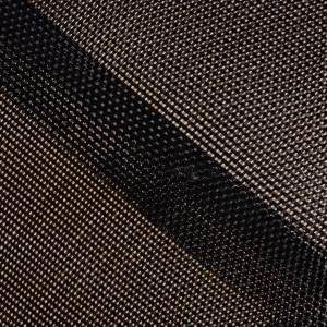 Custom Round Shaped Tarp Cover - 7.5oz Closed Mesh 95% Solid Black