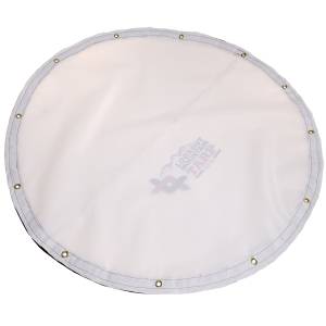 Custom Round Shaped Tarp Cover - 9oz Vinyl Coated Mesh 80% Solid