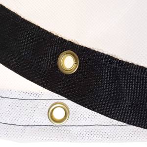 Custom Round Shaped Tarp Cover - 9oz Vinyl Coated Mesh 80% Solid