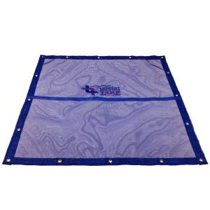 Custom Square Shaped Tarp Cover - 11oz Vinyl Coated Mesh 55% Solid