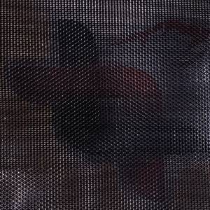 Custom Square Shaped Tarp Cover - 7.5oz Closed Mesh 95% Solid Black