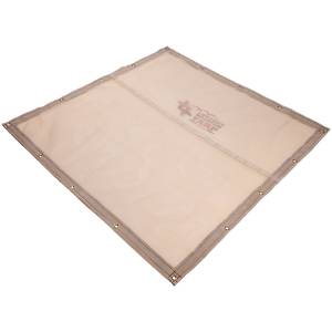 Custom Square Shaped Tarp Cover - 8.25oz Knitted Mesh 70% Solid