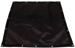 Custom Square Shaped Tarp Cover - 9.5oz Knitted Mesh 95% Solid