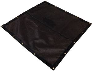 Custom Square Shaped Tarp Cover - 9.5oz Knitted Mesh 95% Solid