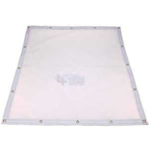 Custom Square Shaped Tarp Cover - 9oz Vinyl Coated Mesh 80% Solid