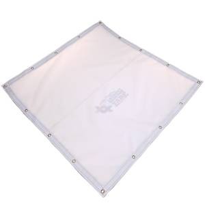 Custom Square Shaped Tarp Cover - 9oz Vinyl Coated Mesh 80% Solid