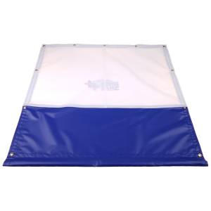 Custom Size Gym / Basketball Court Curtain Divider Tarp Mesh Top with Vinyl Bottom