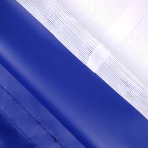 Custom Size Gym / Basketball Court Curtain Divider Tarp Mesh Top with Vinyl Bottom