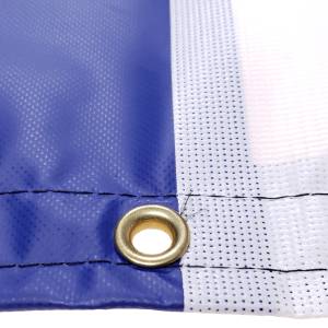 Custom Size Gym / Basketball Court Curtain Divider Tarp Mesh Top with Vinyl Bottom